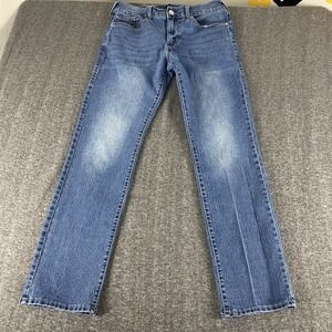 True Religion Ricky Straight Jeans Mens 33x32 Blue Relaxed